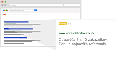 Propagácia Vašich referencií