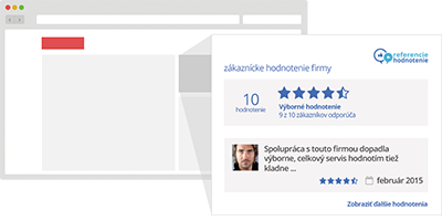 Referencie na Vašom webe